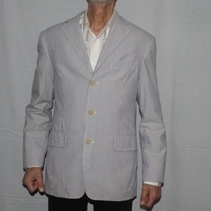 J Crew Seersucker Sport Jacket